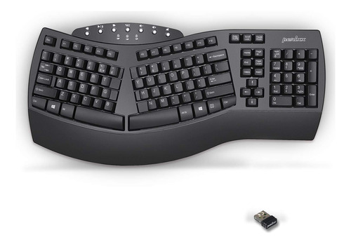 Teclado Dividido Ergonómico Inalámbrico Perixx Periboard-612