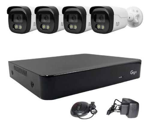 Câmera De Segurança Giga Security Gs0464 Com Resolução De 720p