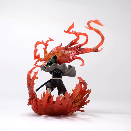 Figura Demon Slayer Tanjiro Kamado Fuego Respiracion Solar