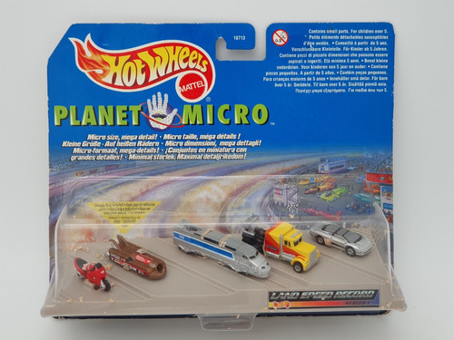 Hot Wheels Planet Micro Land Speed Record Velocidad De 1997 
