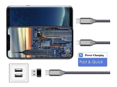 Adaptador Plug Usb 3.1 Tipo C Fêmea X Usb 2.0 Macho Otg