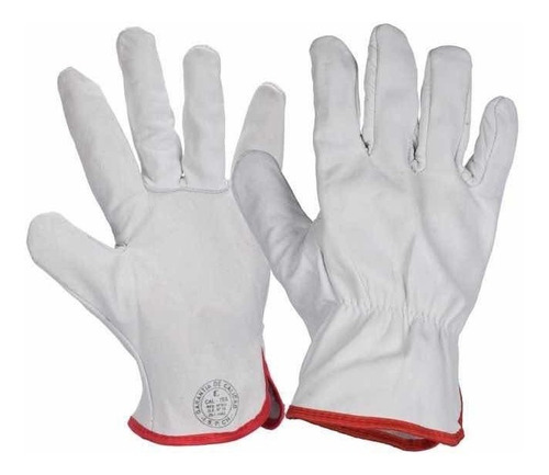 Pack 10 Guantes De Cabritilla S/forro Supervisor Pyd