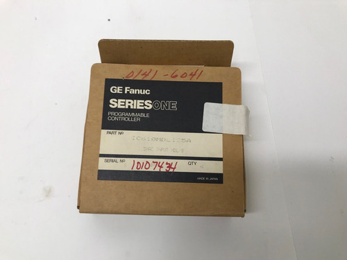 Ge Fanuc Ic610mdl125a Series One Input Module Item-74227 Ccg