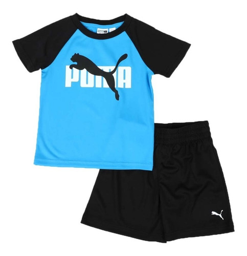 Puma Camiseta Short Niño Conjunto Pantaloneta T-shirt Kids