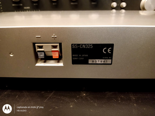 Bafles Satelitales Para Home Theatre Sony Ss-v325 Hbaudio Gris (Usado)