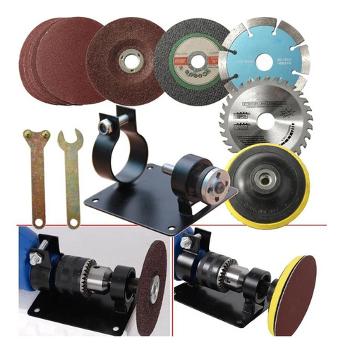15 Pcs Kit Taladro Esmeriladora Pulidora Cortadora Discos