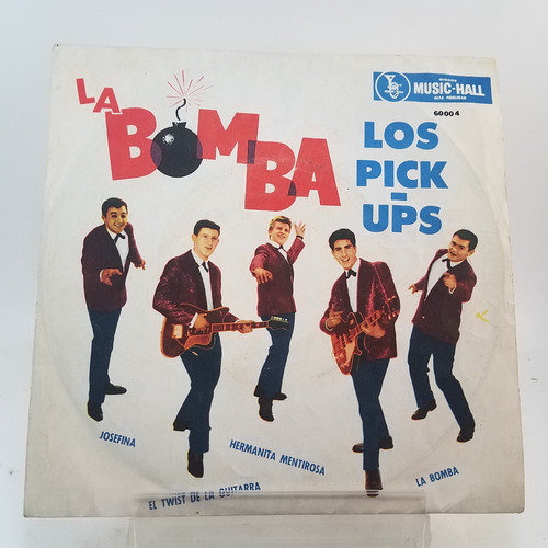 Los Pick Ups La Bomba Con Tapa Vinilo Simple Mb