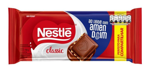Chocolate Ao Leite Com Amendoim Classic 80g