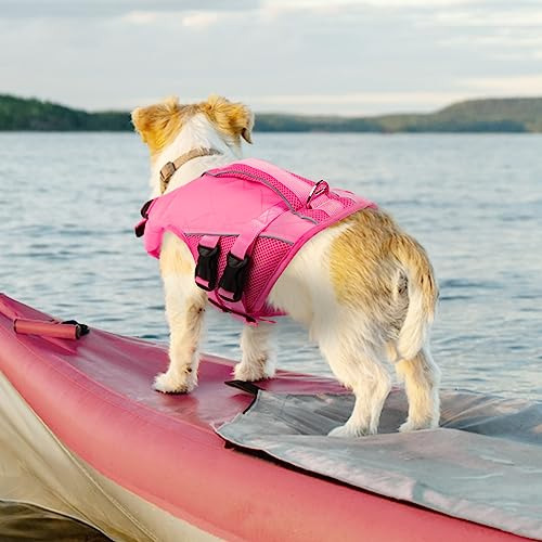 Asenku Chaleco Salvavidas Para Perros Con Asa De Rescate, Ch