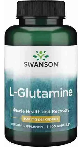 L-glutamina 500mg 100cap Swanson