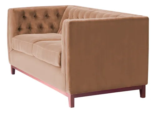 Sofa Roma 2 Cuerpos Tela Velvet - Latam Home
