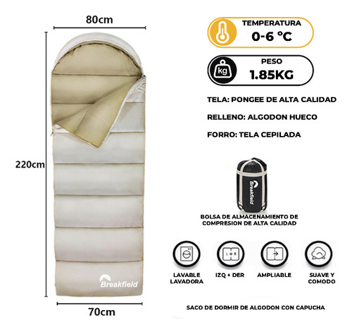 Saco De Dormir Impermeable