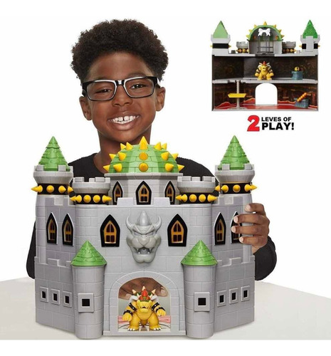 Super Mario Bros Castillo Bowser Sonido Nintendo Deluxe Set