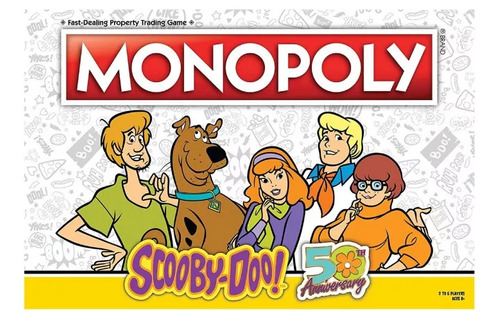 Juego De Mesa Monopoly Scooby-doo! Usaopoly (idioma Inglés)