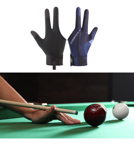 6 Guantes De Billar De 3 Dedos, Guantes De Mano Izquierda