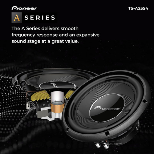 Subwoofer Por Componentes Pioneer Ts-a25s4 10 1200w