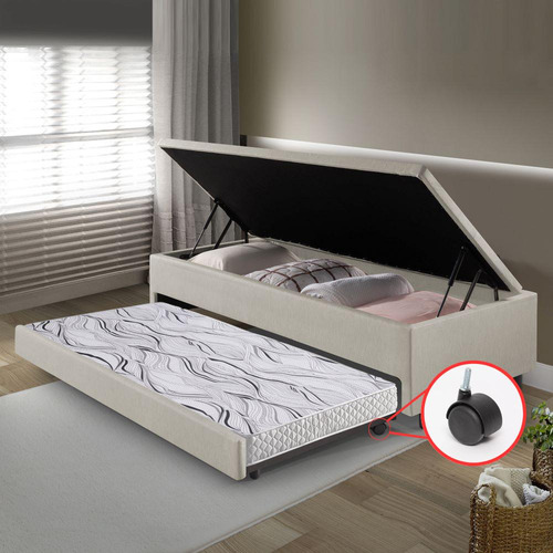 3 Rodízios Para Cama Box Ou Baú E Móveis Em Geral Rosca 5/16