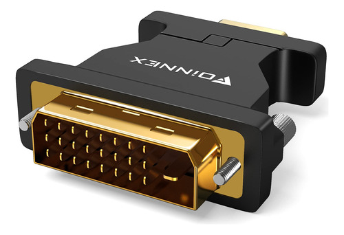 Foinnex Adaptador Dvi A Vga, Dvi-d A Vga, Convertidor Dvi-i