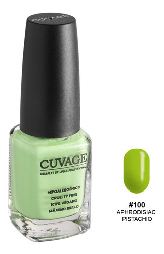 Imagen 1 de 3 de Esmaltes De Uñas Tradicional Sin Tacc Cuvage Pro Keratine Color #100 Aphodisiac pistachio