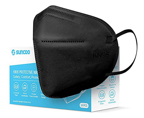 Protective Kn95 Face Mask - 20 Pack, 5 Layers Cup Dust ...