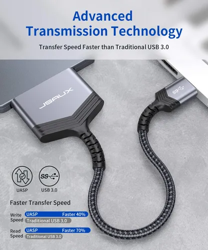 Adaptador De Cable Sata A Usb A 3.0 Para Hdd/ssd Sata Iii 2.