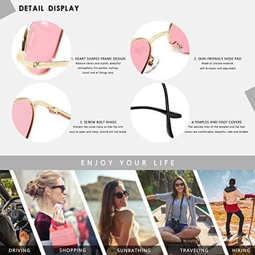 Holtmance Gafas De Sol Polarizadas En Forma De Corazón Mujer