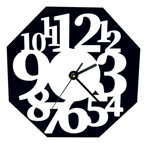 Reloj De Pared De Madera Analógico De Diseño Bogota 40x40