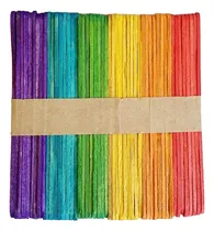Comprar Palitos De Helado Color X 50 Unidades, Ideal Manualidades