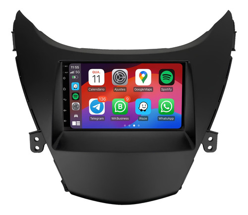Central Multimidia Elantra 2012 2013 2014 Android 13 2gb 7p