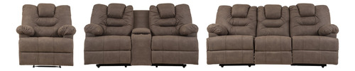 Sala 3 2 1 Reclinable Ferrara Cafe Këssa Muebles