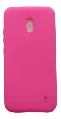 Estuche Forro Goma Nokia 2.2 + Vidrio Templado