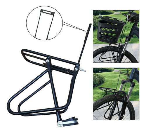 Suporte De Bicicleta Frontal, Bolsa, Porta-bagagem,