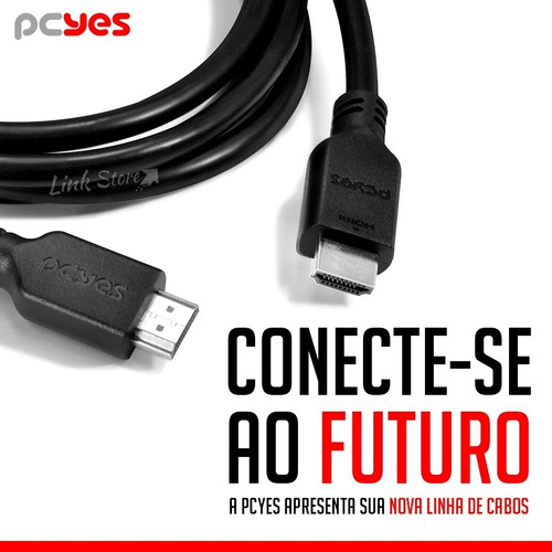 Cabo Hdmi Ultra Hd 4k 60hz Hdr Pc Gamer Play Xbox - Pcyes 2m