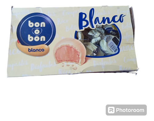 Chocolate Bon O Bon Blanco 18 Piezas Contenido Neto 270gr