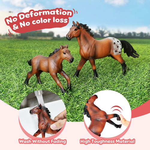 Set De Juego Horse Stable Kidbest Con Juguetes Para Caballos