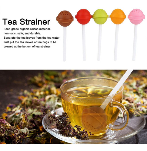 Infusores De Té De Hojas Sueltas, 5 Piezas Filtro Té Bolsas.