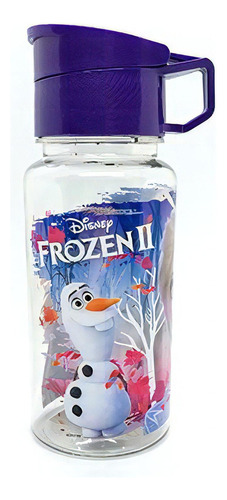 Botella Tapa Flip Top Disney Minnie Mickey Cars Princesas Color Frozen