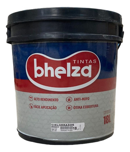 Pintura Cielorraso Interior Blanco 18lts Bhelza