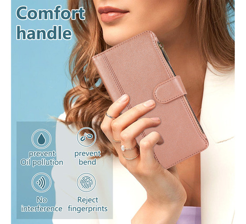 Funda Foroppo Realme 13 Pro 5g Con Cierre Tipo Cartera Para Teléfono, Soporte De Cuerda Colgante, Piel