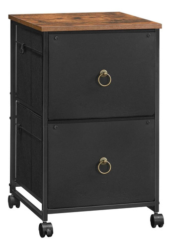 2 Drawer Mobile File Cabinet, Filing Cabinet With Outlet And