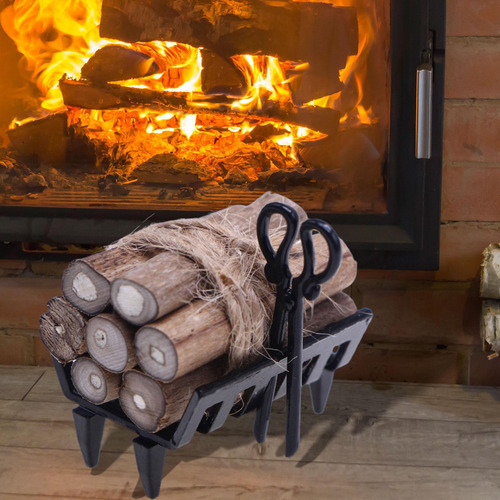 Accesorio Para Estante De Leña Para Chimenea De Casa De
