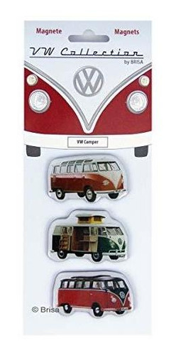 Brisa Vw Colección T1 Bus Magnet 3-pc Set - Camper