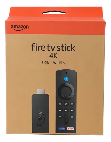 A Amazon Fire Tv Stick 4k 8gb Con Pilas, Control Remoto, B