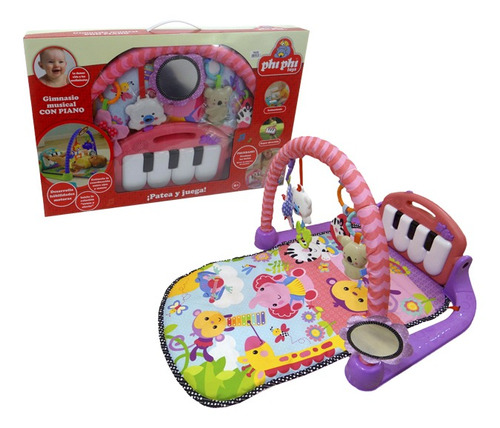 Gimnasio Didactico Con Piano Beba De Peluche. Phi Phi Toys