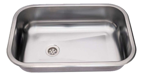 Bacha Cocina Simple Ariel 4304 Acero Inoxidable Aisi 430 Gris