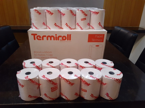 Rollos De Papel Termico 80x65 Mm Para Impresoras O Máquinas