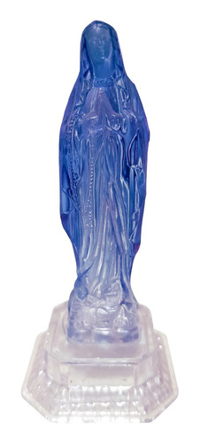Estatua Tiempo Virgen De Lourdes Adorno Anuncia Clima