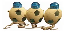 Comprar 3 Cantimploras Pelota Futbol 850 Ml C Correa Botella Niños