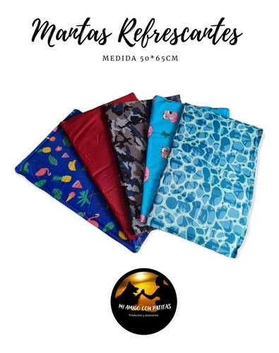 Imagen 1 de 1 de Manta Térmica Refrescante Alfombra Mascotas Cama Perro 40x50