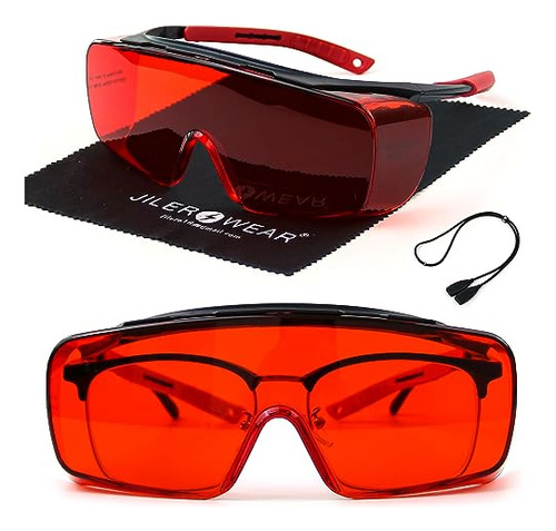 Professional 180-540nm Laser Safety Goggles Od6+ For 532nm W